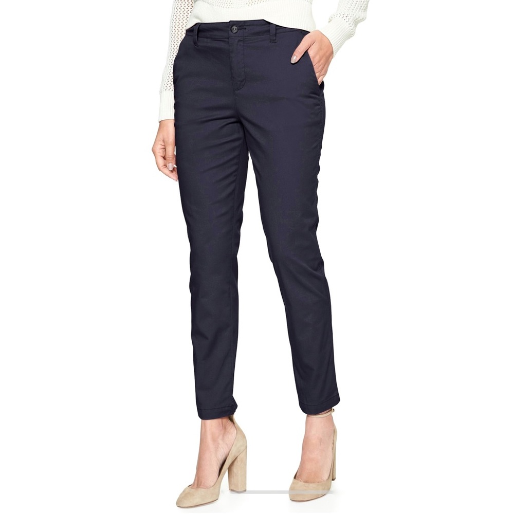 GAP Girlfriend Khaki Pants 12 Marine Blue
